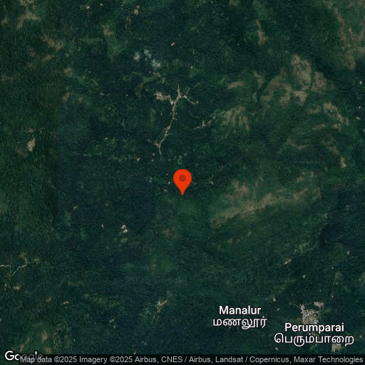 Map of Rajakkad Estate, Dindigul, Tamil Nadu