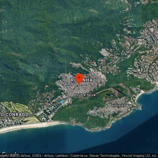 Map of Rocinha Favela