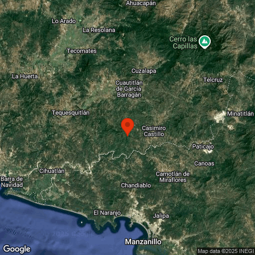 Map of Manzanillo