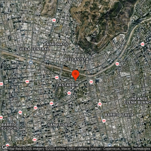 Map of Casa Bueras Boutique Hotel