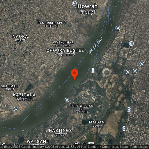 Map of Peerless Inn Kolkata