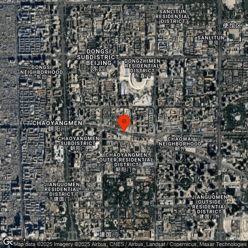 Map of Crowne Plaza Beijing Chaoyang U-Town