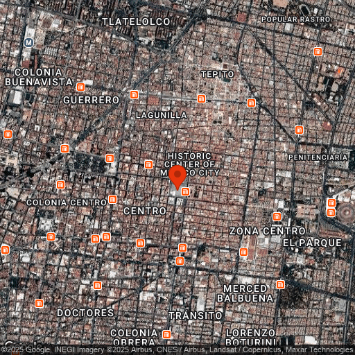 Map of Zocalo Central