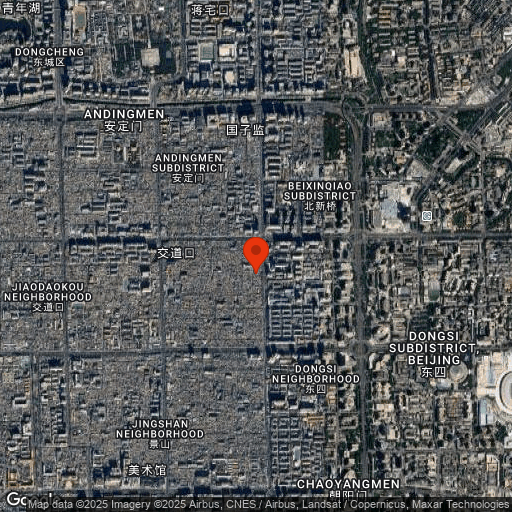 Map of Beijing Ruyuan Courtyard