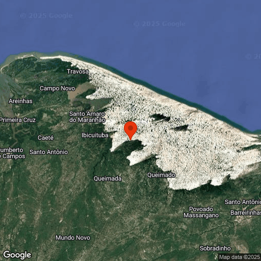 Map of Maranhao Lencois