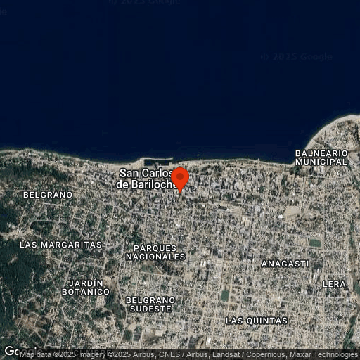 Map of Hotel Nahuel Huapi