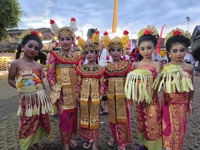 Indonesia Dancers at Galungan Festival