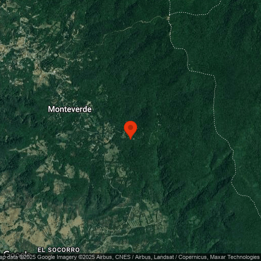 Map of Monteverde Cloud Forest Reserve