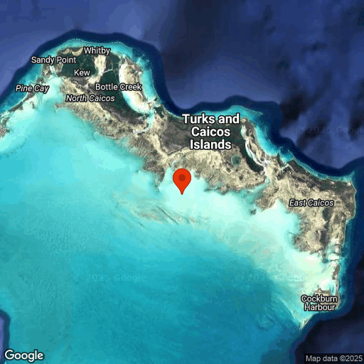 Map of Turks and Caicos Islands