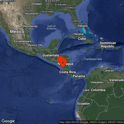 Map of Nicaragua